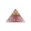 LAMARE - Orgonite pyramid (rose quartz, 2.4 inches (61 mm))