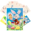 PIXILUV Vintage Postcards (24 pcs 4"x6" each) EASTER Bunny Eggs