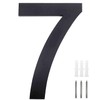 Meision House Number Anthracite Stainless Steel House Number RAL 7016