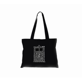 Tardis Tote Bag Black