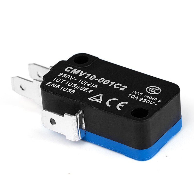 DewinLVD 10 x Micro Switch Travel Limit Switch Self-Reset 3-pin