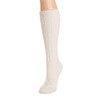 MUK LUKS Women's Slouch Sparkle Cozy Sock, White, OS