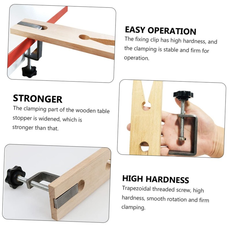 WOONEKY 1 Set Fence Clamps Woodworking Clips Tool Kit for