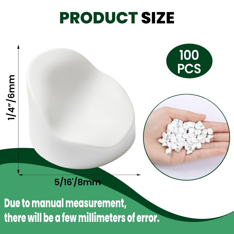 100 PCS Entry Door Plugs, 5/16" x 1/4" Door Frame