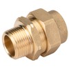 HomeFlex 11-436-007 3/4-Inch Brass Corrugated Stainless Steel Tubing x MIPT
