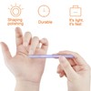 3 Pieces Glass Cuticle Pusher Cuticle Remover Glass Nail File