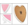 G GAMIT Heart-Shaped Felt Letter Board Message Sign,10x10 inches Message