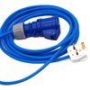 UK Made Mains Power 13Amp UK Plug to 16Amp IP44