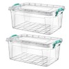 Best House | 15L | Plastic Storage Box with Clips