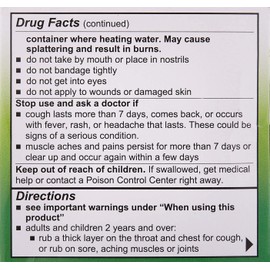 Mentholatum Nighttime Vaporizing Rub - 1.76 oz, Pack of 6