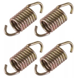 Caltric New 4x Exhaust Muffler Tube Pipe Spring For Polaris 7041687 3081078 7042031