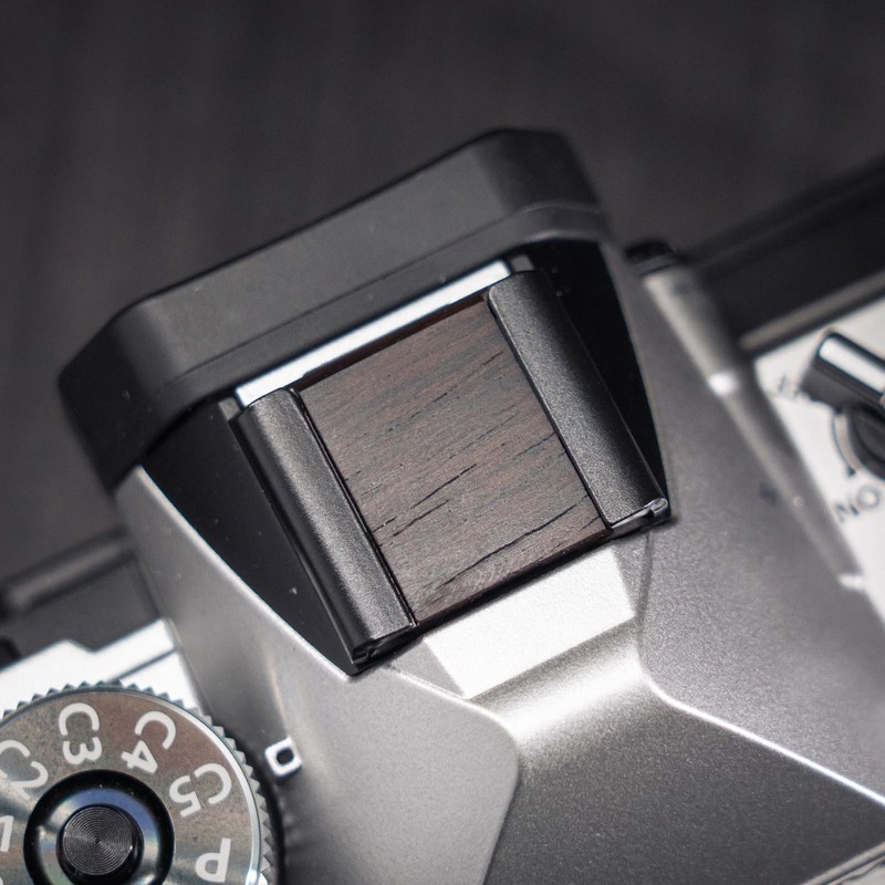 Iborrys Hot Shoe Cover + Shutter Button Sticker Set, Compatible
