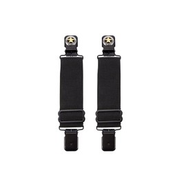 GARGOYLE BELLS Adjustable Boot Clips for Motorcycle, Black Boot Straps Elastic Pant Keeper for Men & Women, Pant Waist Tightener for Riding