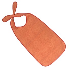 PFLEGE POINT® Adult Clothing Protector Waterproof Apron with Buckle, orange