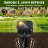Solar Mole Repellent Stakes, Snake Repellent for Yard, Ultrasonic &