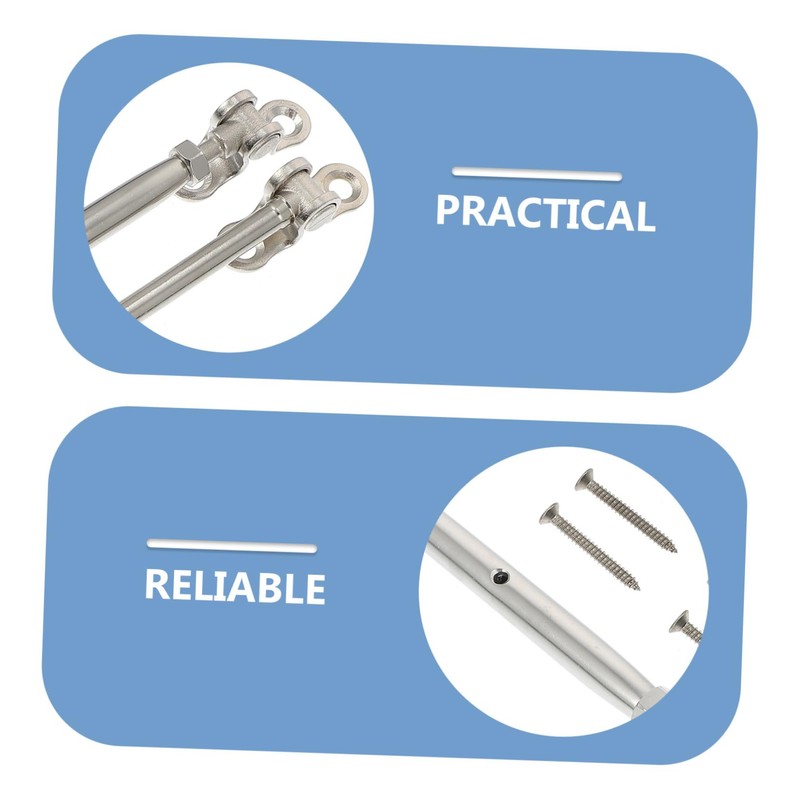 Angoily 1set Stainless Steel Connector Cable Management Mountable Kit Cabling