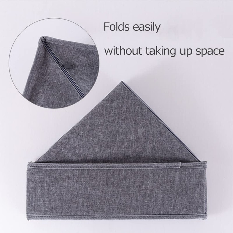 FUNKID socks Organizer, Foldable Drawer Organizer for panties or Socks,