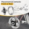 M MATI Front/Rear Wheel Hub Bearing Studs Brake Rotor for