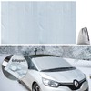 Lescars Set of 2 2 in 1 Universal Windscreen Covers