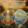 IELCJJ Delicate Sunflower 40 Year Sobriety Coin - 40 Year