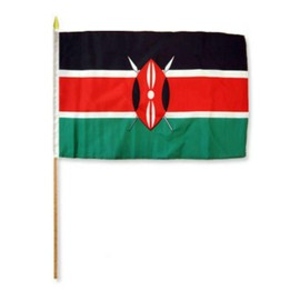 "Flags & Signs" 12x18 12"x18" Lot of 3 Kenya Flag a-1-1898