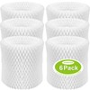 EVERSHOW 6 Pack Humidifier Filter Replacement Compatible with Canopy Bedside