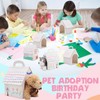 30 Pcs Dog Adoption Boxes Party Favor, White Dog House