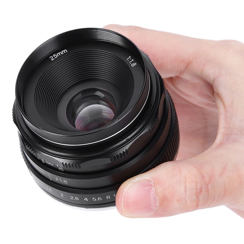 NEWYI 25mm F1.8 M4/3 Mount Large Aperture Small Wideangle Portrait