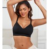 Supportive Nursing Bra for Maternity Breastfeeding Seamless Bralette with Built