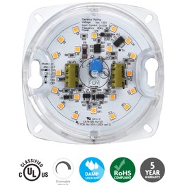 Legental 3" PCB Size,4.04" Overall Size,10W,5000K,850LM,120V,CRI80,Dimmable LED Light Engine, Retrofit Light Kit for Ceiling Flush Light,Ceiling Fan Light,Pendant,Lantern,Garden Light, UL/ES/JA8