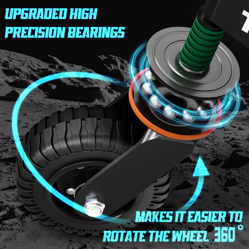 TOROTEK 6" Gate Wheel, Heavy Duty Gate Wheels for Metal