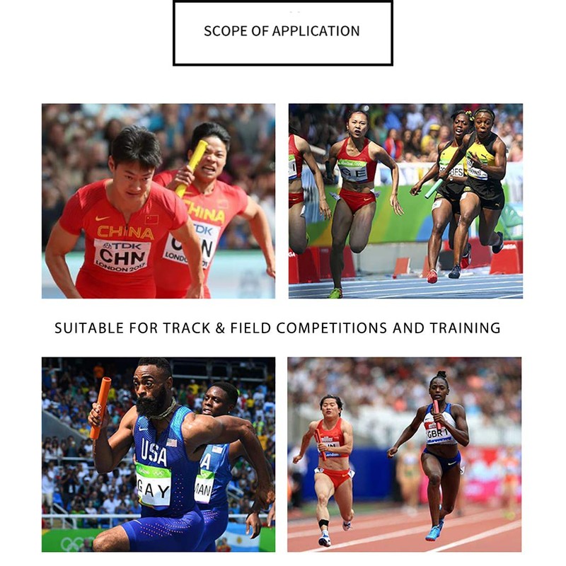 XMWangzi Aluminum Track Field Relay Batons, Race Equipments for Running