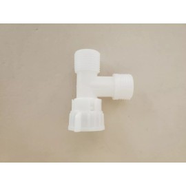 NUFLUSH Nylon 1/2" Female 1/2" Male,  Bidet T-Adapters With 1/2 inch Pipe Thread