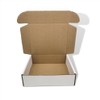 JIKEER2 7x6x2 inch Small Shipping Box Mailers, White Corrugated Cardboard