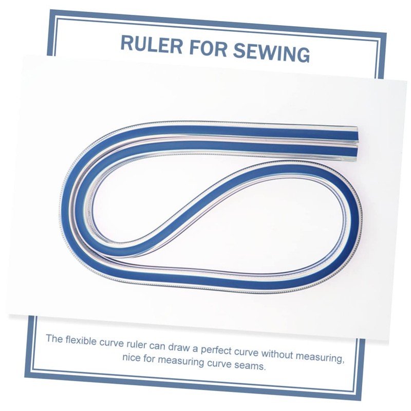 MAGICLULU 2pcs Flexible Curve Ruler Sewing Tailor Measure Tape Soft