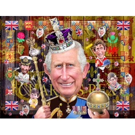 King Charles III Coronation Puzzle Worthy for a King by Mike Jupp - 1000 Piece Puzzle - Coronation Memorial - The Royals Story Puzzle