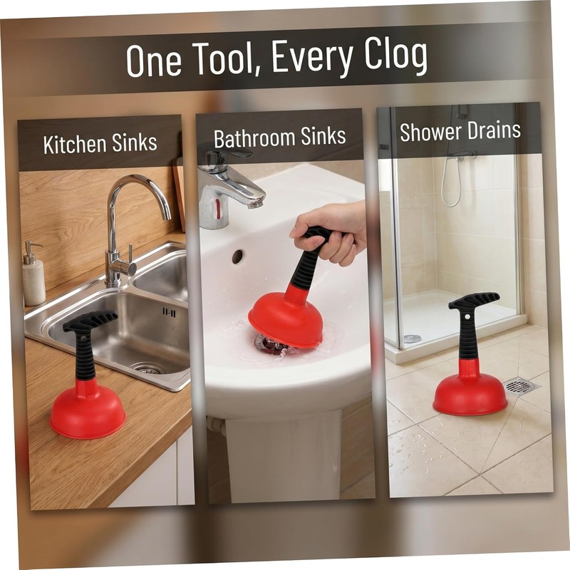 2 Piezas Desatascador Manual de Drenaje para Fregadero, Baño