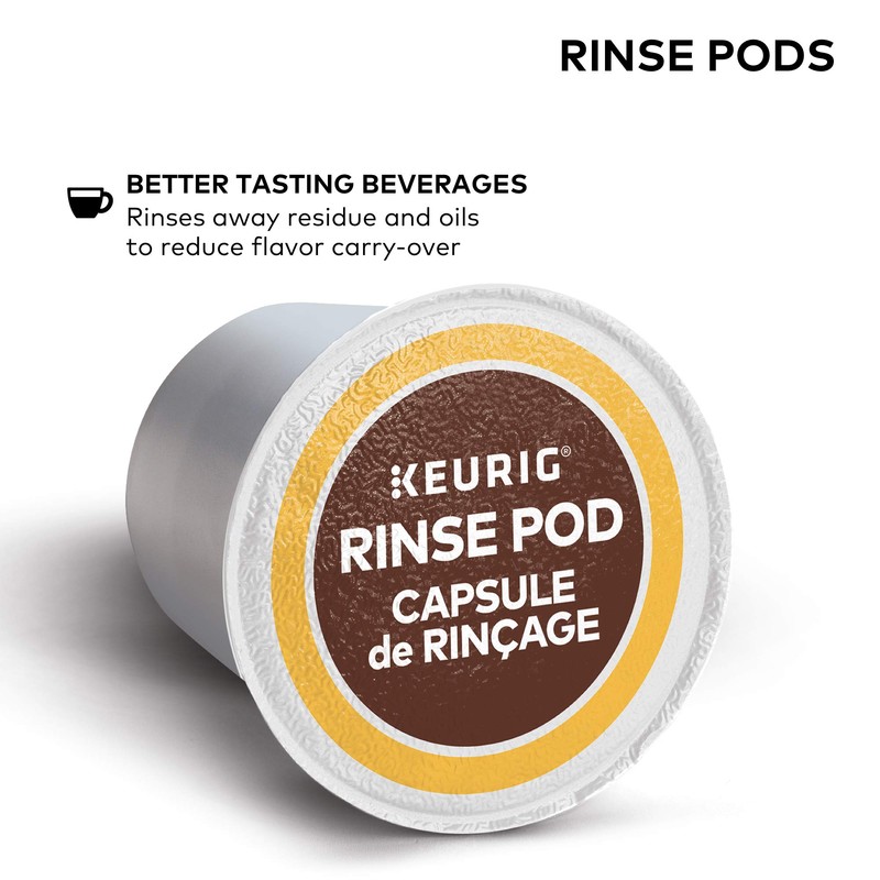 Keurig Rinse Pods, Reduces Flavor Carry Over, Compatible with Keurig