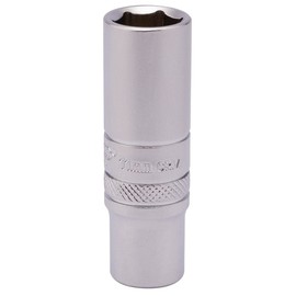 Draper 82140 1/4 Inch Square Drive 6 Point Metric Deep Socket, 11mm