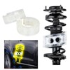 2pc Transparent Car Shock Absorber Buffer Spring Bumper Cushion Type