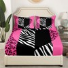 Manfei Leopard Sheet Set Full Size, Love Heart Bed Sheet
