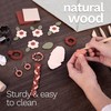 DAS Clay Wooden Assorted Modelling Tools, 7 Pieces, Ideal for