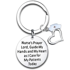 Waeceip Nurse Appreciation Gift Nurse Keyring Thank You Gifts Inspirational Gifts for Nurses Graduation Gifts Nurse Keyring Nurse Gifts