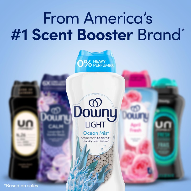 Downy Light Laundry Scent Booster Beads, Ocean Mist Scent, 24