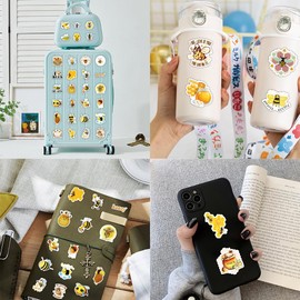Bee Stickers, 100PCS Funny Bees Animal Stickers, Inspirational Be Yourself Aesthetic Motivational Stickers for Water Bottles Laptop