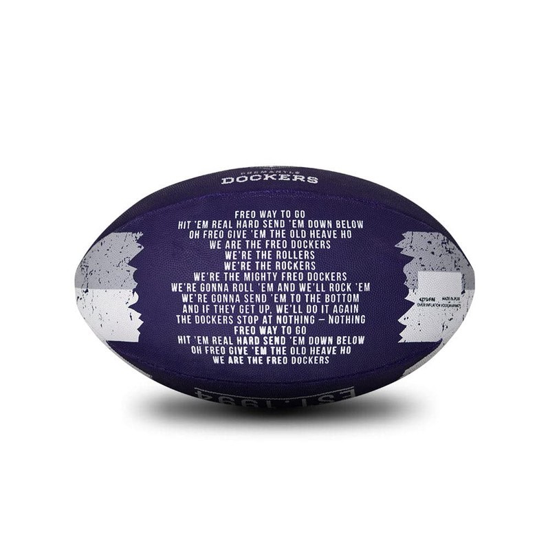 Sherrin AFL Fremantle Dockers Song Football, Size 2