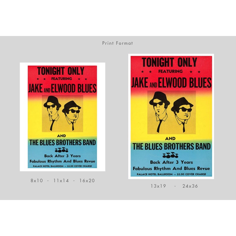 The Blues Brother - Concert Poster print (8”x10”)