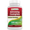 Best Naturals Ginseng Complex 1000 mg 120 Capsules (120 Count