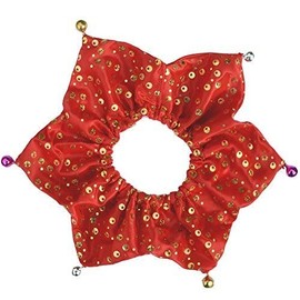 Lanyar Bling Pet Holiday Accessories Cat Dog Christmas Collar with Bells, Red