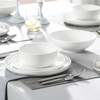 MALACASA Plates and Bowls Sets,12/16/18/24 Pieces Porcelain Dinnerware Sets,Tableware Ceramic